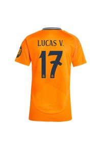 Real Madrid Lucas Vazquez #17 Fotballdrakt Borte Klær Dame 2024-25 Korte ermer